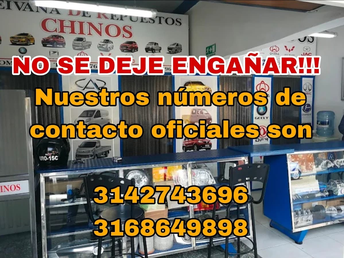 NEIVANA DE REPUESTOS CHINOS