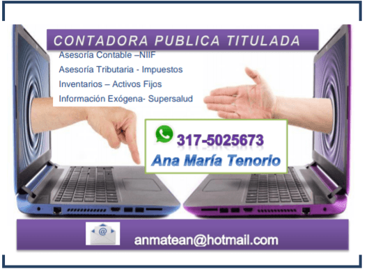 Ana María Tenorio: Asesorías Contables y Tributarias