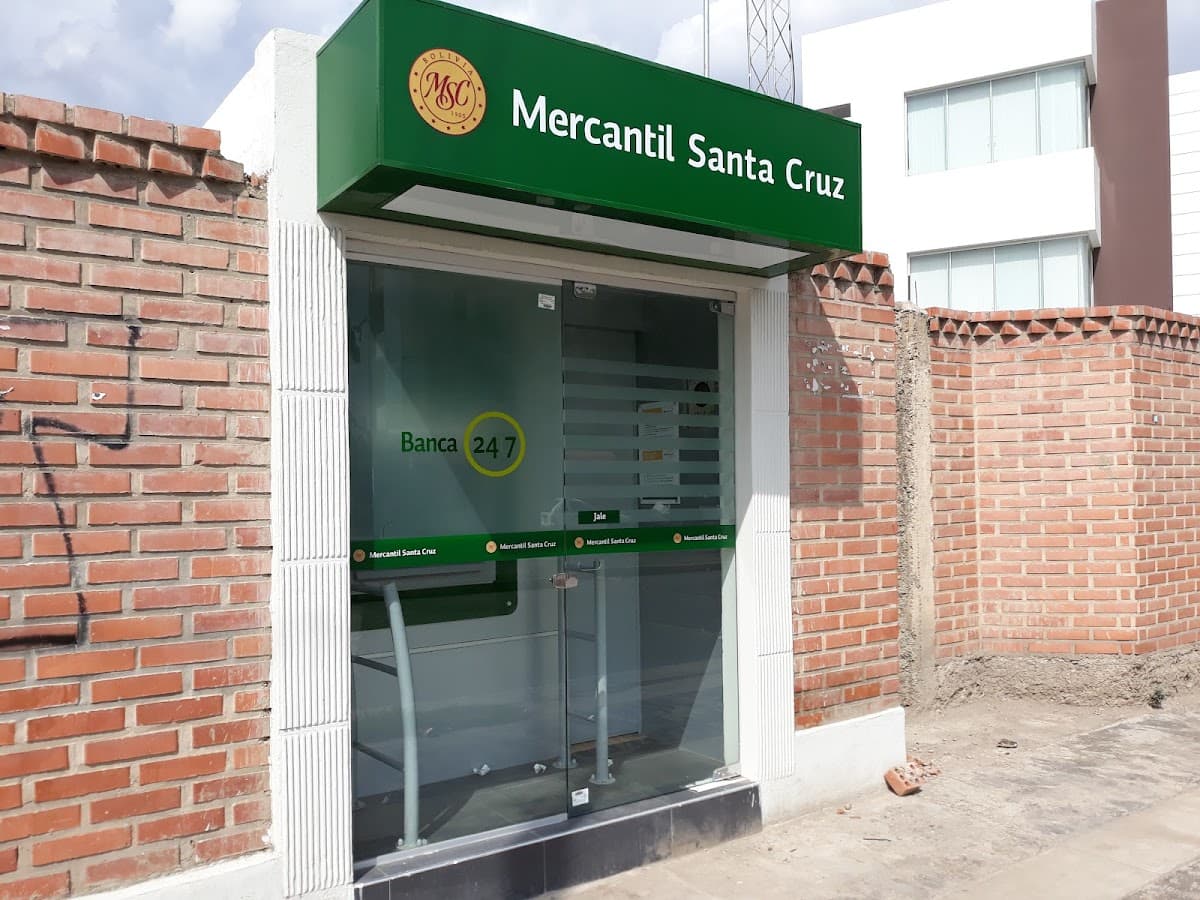 Cajero Banco Mercantil Santa Cruz