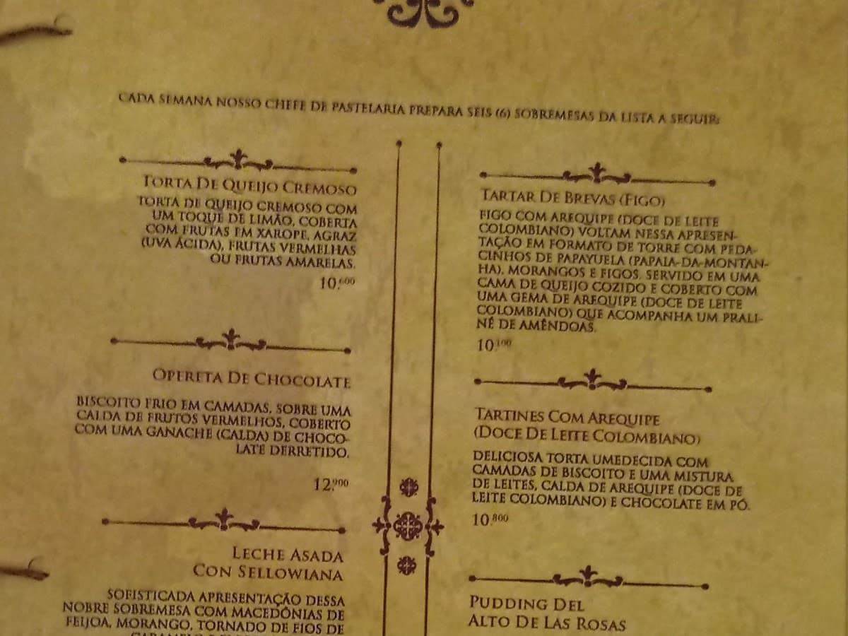 Santa Fe Restaurante Bogotá — foto