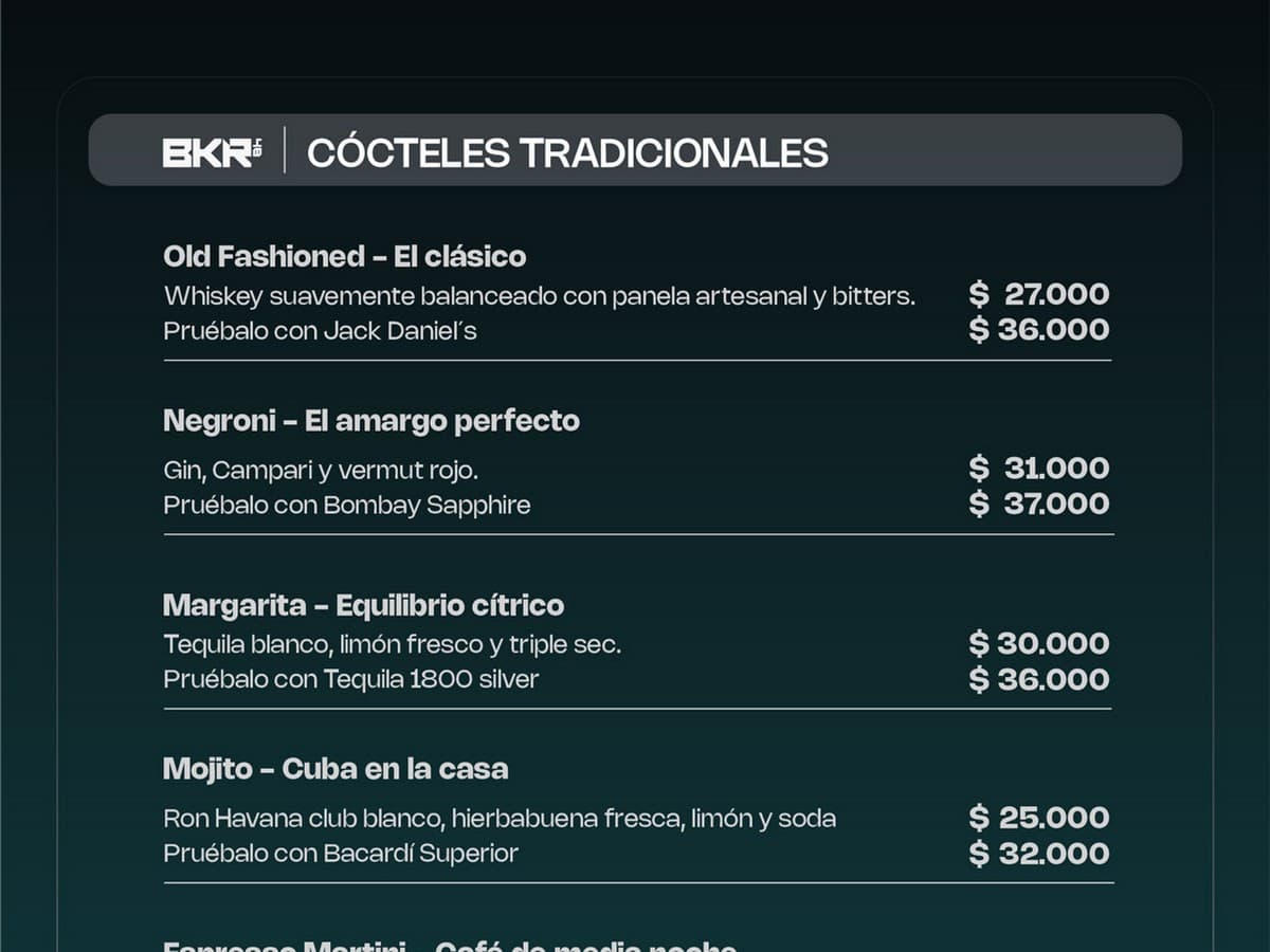 BKR 48 - Cocktail Room Bucaramanga — foto