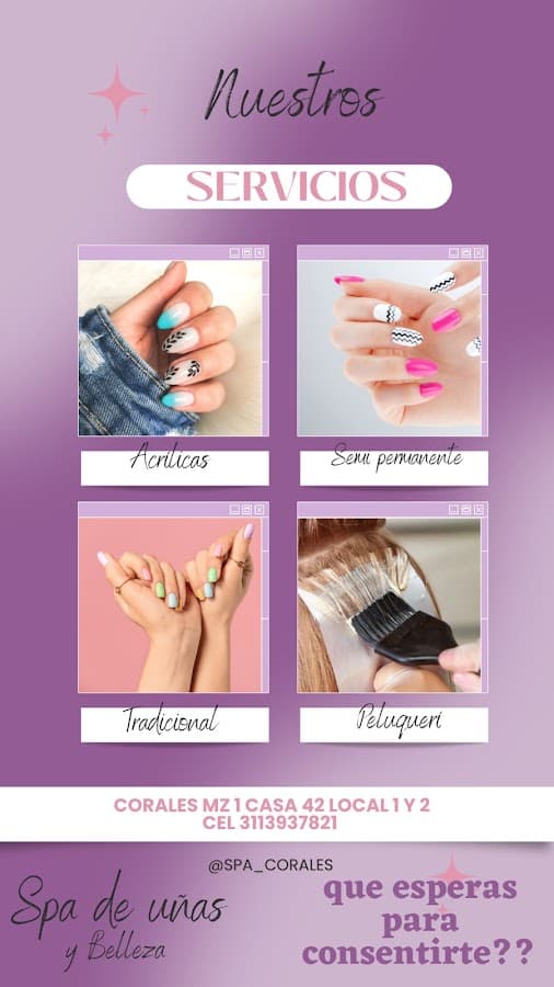 Spa de Uñas y Belleza corales — foto
