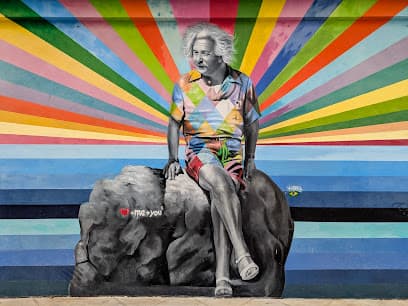 "Einstein’s Theory of Love!"-Mural by Eduardo Kobra
