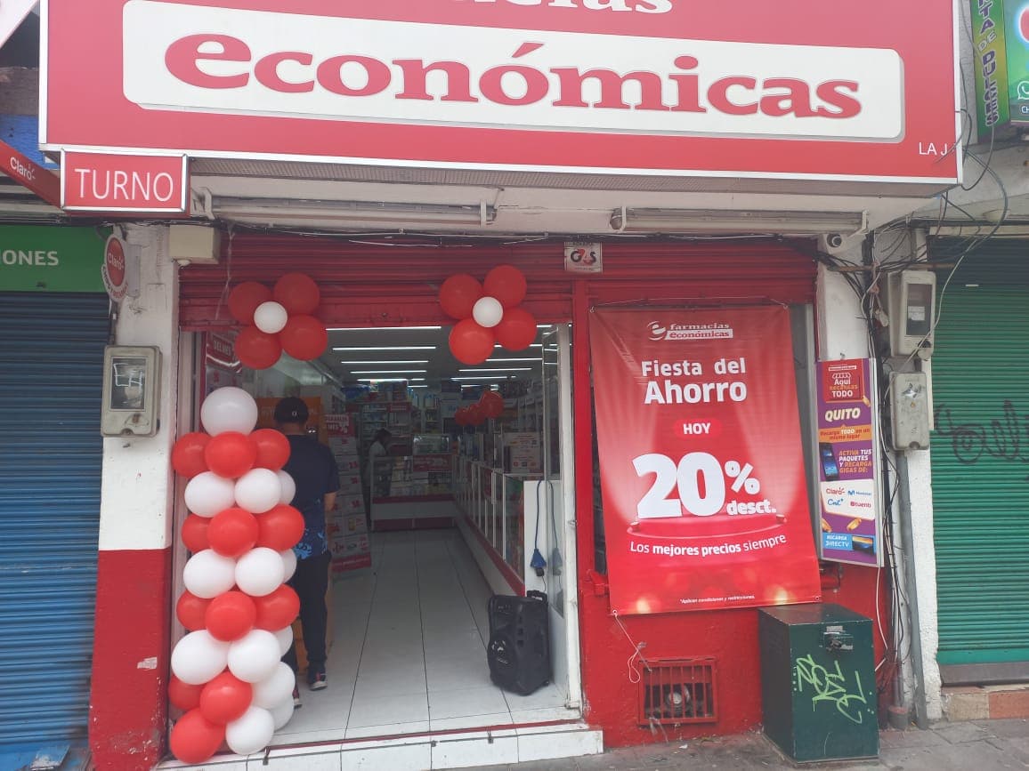 FARMACIAS ECONÓMICAS QUITO LA J
