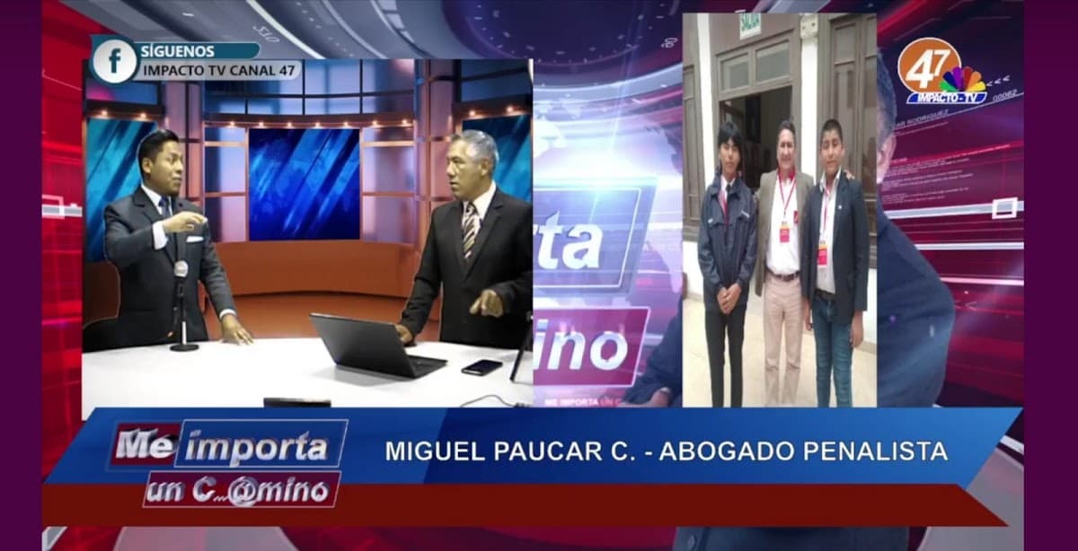 Abg. Miguel Ángel Paucar C. — foto