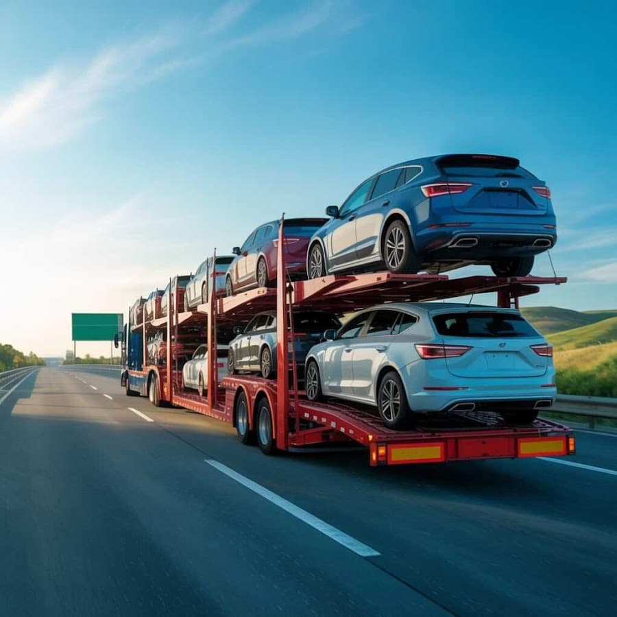 Fleet Route Vehicle Shippings — foto
