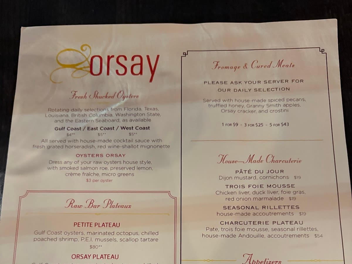 Restaurant Orsay — foto