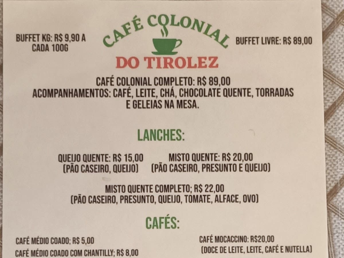 Cafe Colonial Tirolez — foto