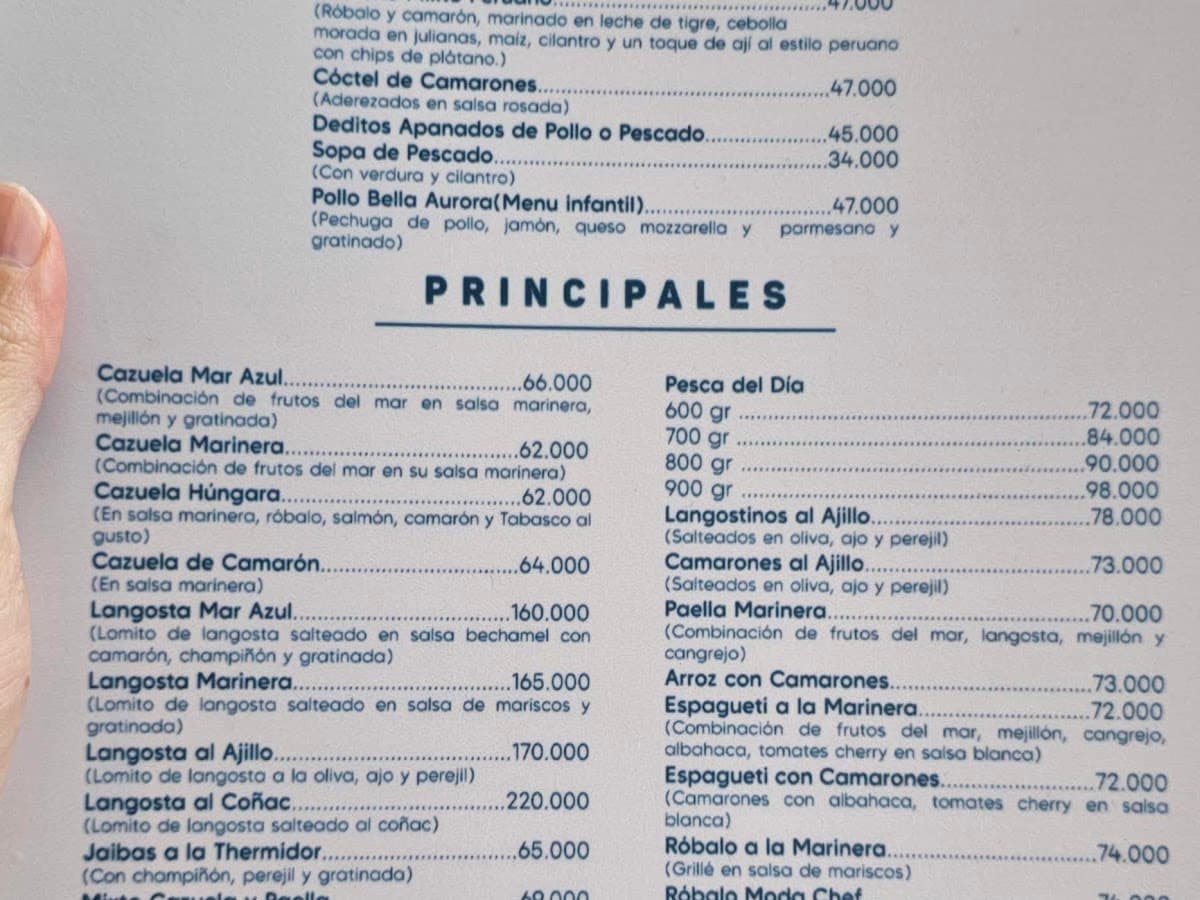 Restaurante Mar Azul — foto