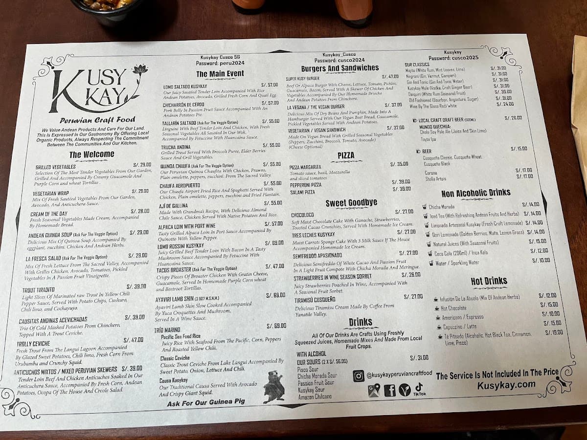 KUSYKAY Peruvian Craft Food — foto