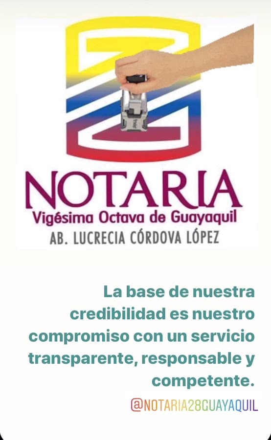 NOTARIA 28 de GUAYAQUIL — foto
