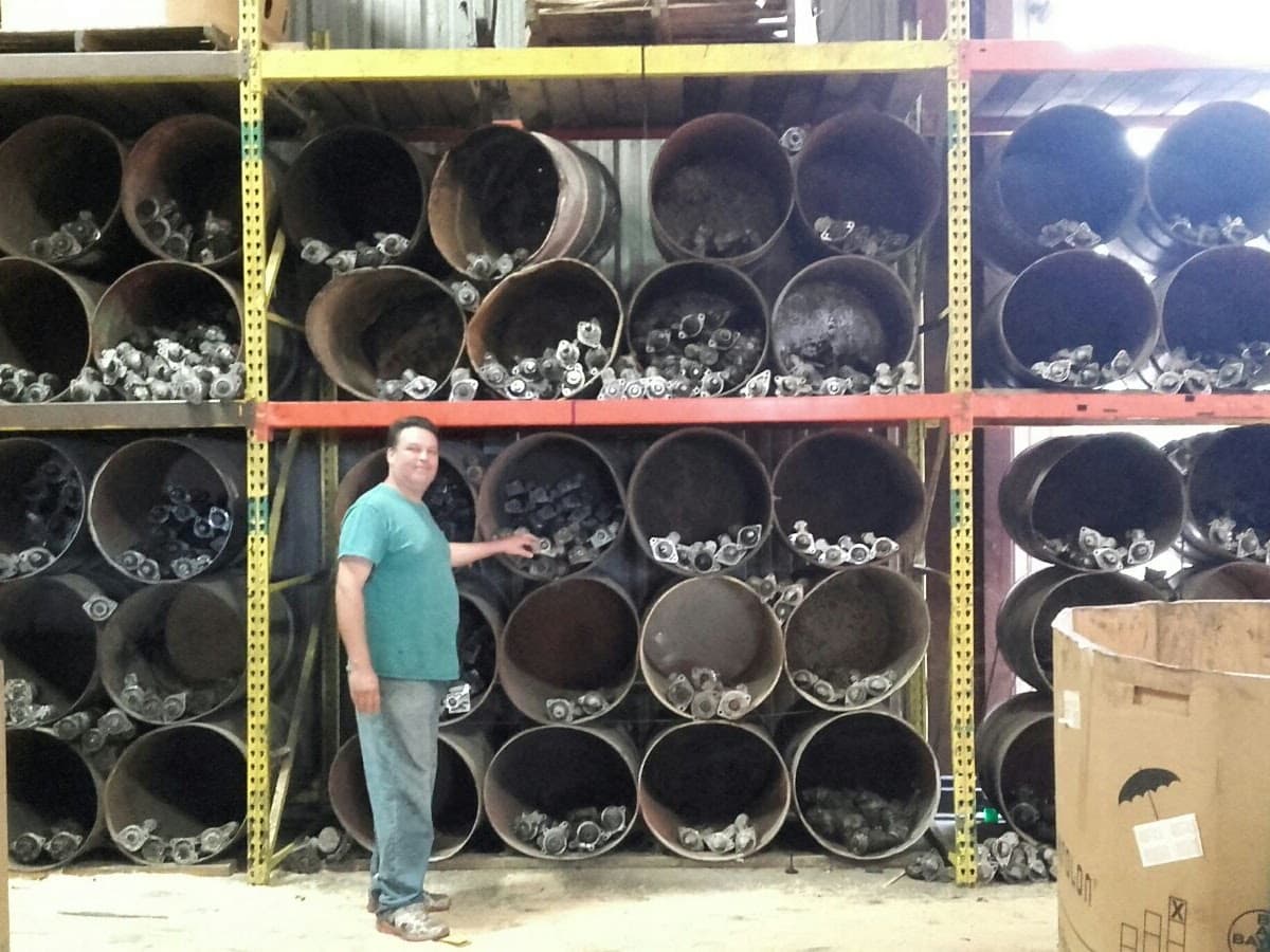 Taller de reparación de camión — foto