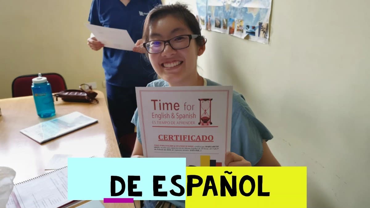 Time for English and Spanish — foto