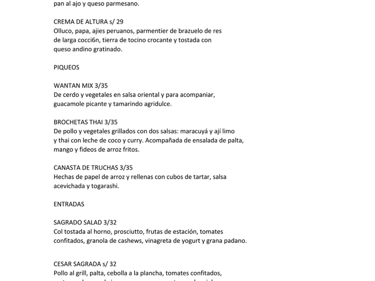 Sagrado Restaurante — foto